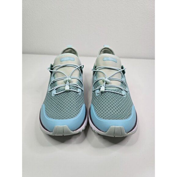 Vionic London Women's Sneaker with Bungee Laces in Blue - Size 9.5 - Picture 6 of 9